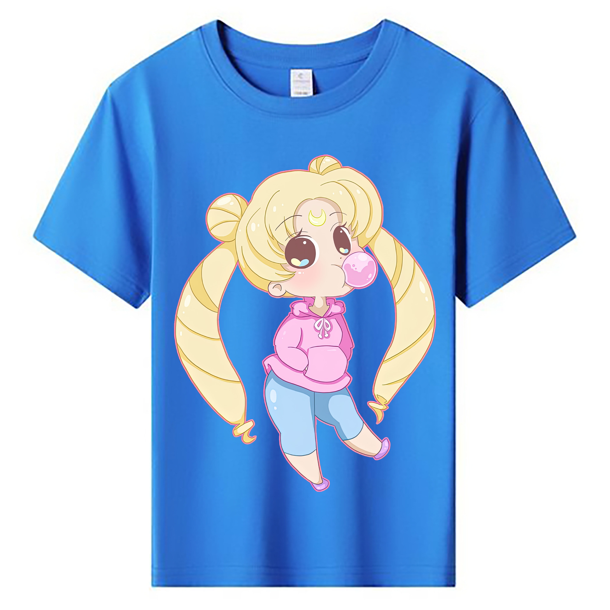 （画像用） 美少女戦士セーラームーン 愛野 美奈子 あいの みなこ Sailor Moon Aino Minako 綿100％キッズTシャツ（フロントプリント）
